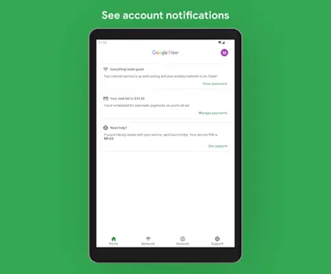 Google Fiber android App screenshot 9
