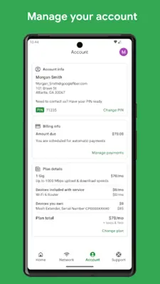 Google Fiber android App screenshot 13