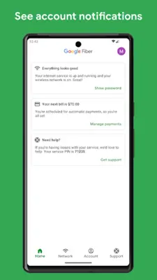 Google Fiber android App screenshot 14